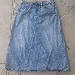 Denim Maxi Skirt H&M SZ M
